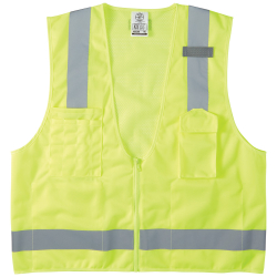 60269 Safety Vest, High-Visibility Reflective Vest, M/L Image 